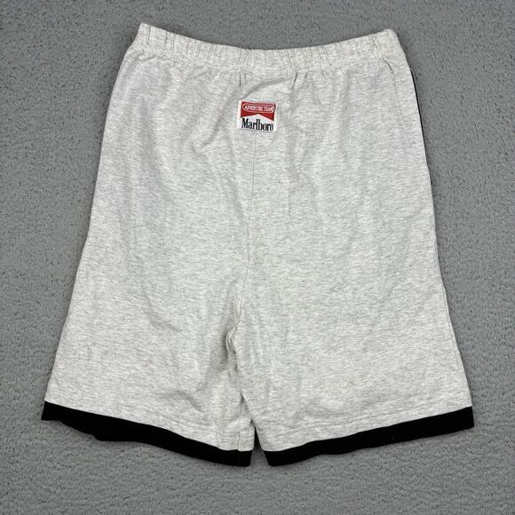 Vintage Marlboro Shorts Men’s Large Gray Adventure Logo Sweat Fleece 90s NWT - Picture 7 of 8